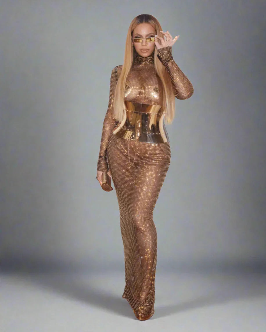 Beyonce 2024 sequin dress