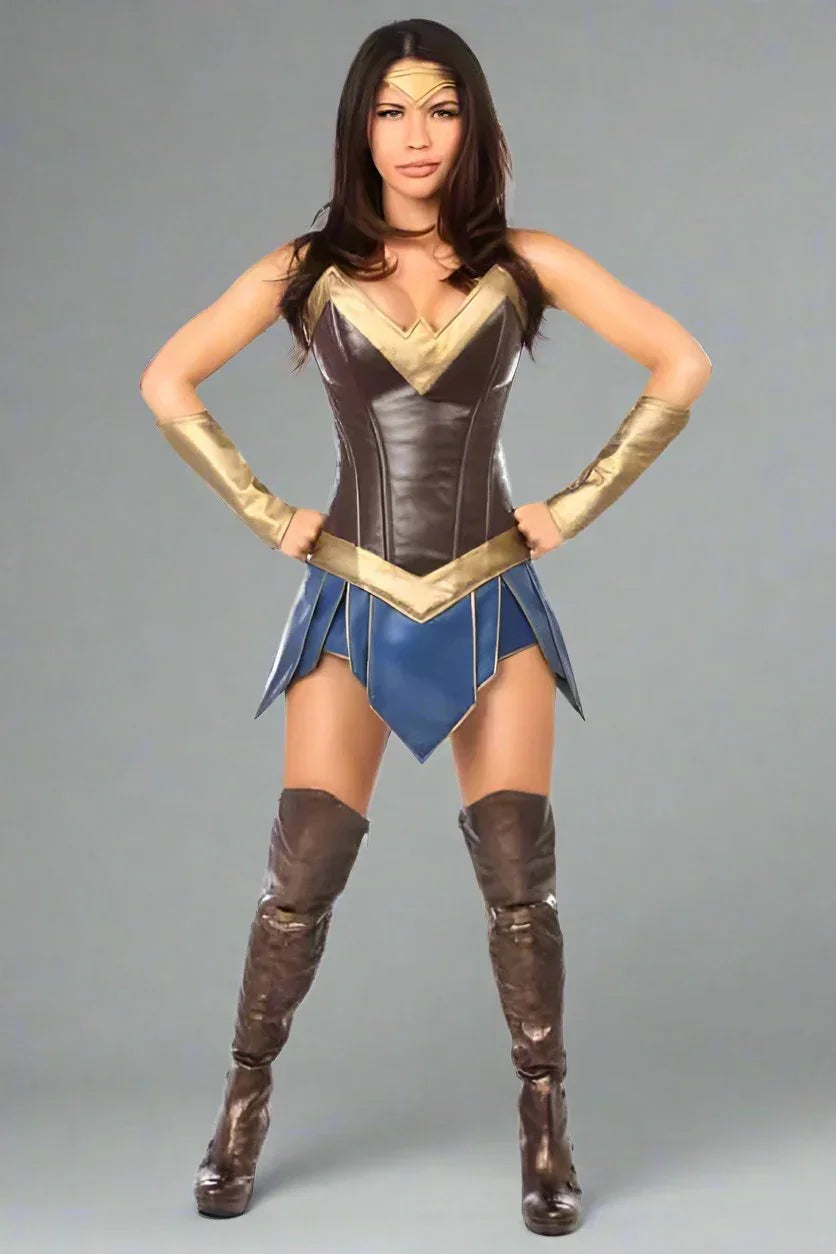 ladies wonder woman fancy dress Amazon.com: Rubies DC Comics: Wonder Woman Costume for Adults, Women's  Medium : Clothing, Shoes & Jewelry