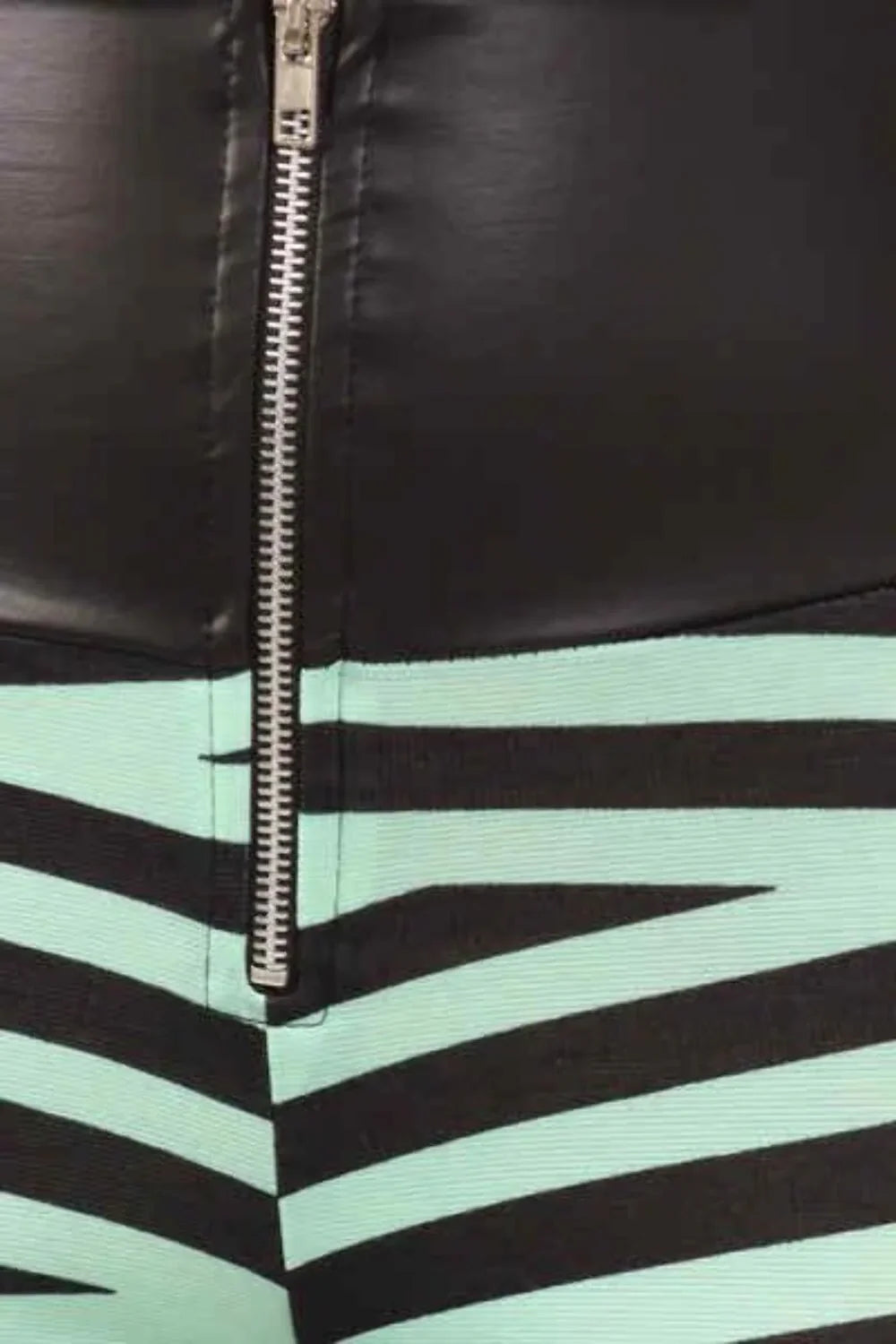 High waist side stipe with metallic waist- Prima Dons and Donnas