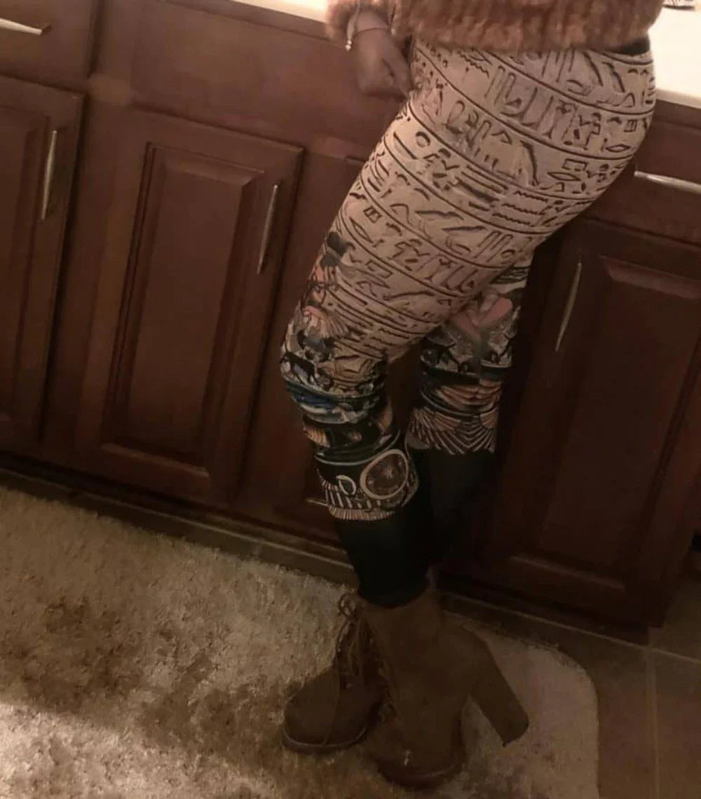 Tribal High Waist Leggings- Prima Dons and Donnas