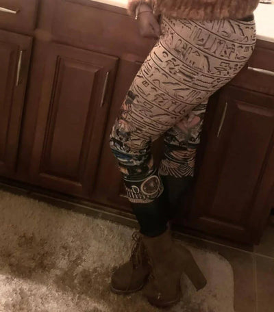 Tribal High Waist Leggings- Prima Dons and Donnas