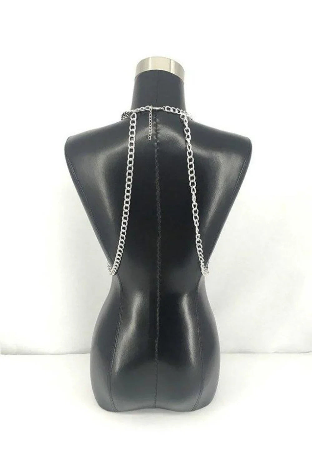 Drop Metal Bra - Gold & Silver Drape Style Backless Metal String Bra