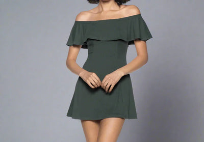 Kima Off Shoulder Dress- Prima Dons and Donnas