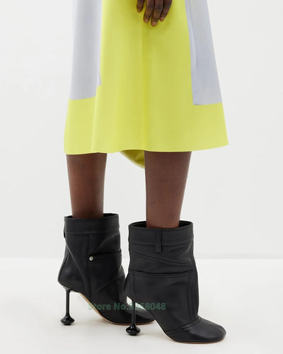 Oversized Slouch Calf or Ankle Boots