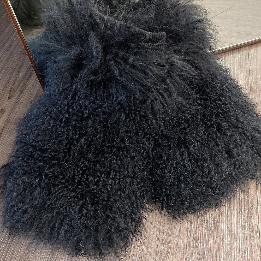 Mongolian Fur Leg Warmers