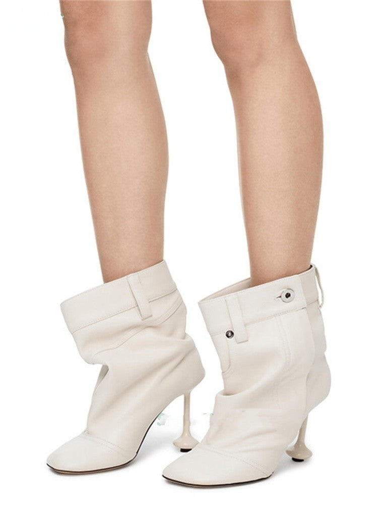 Oversized Slouch Calf or Ankle Boots