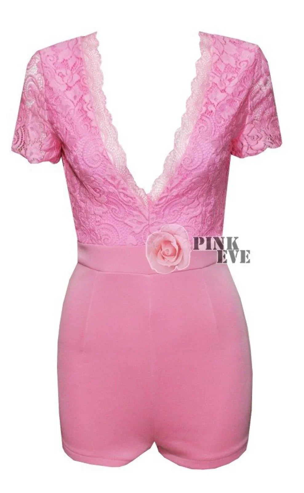 Traci Lace Shorts Romper- Prima Dons and Donnas