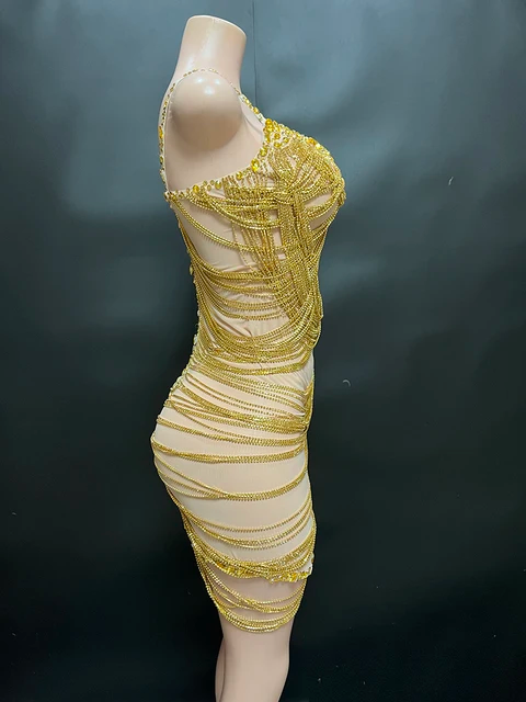 Yes Man 2 Mini Crystal Dress (Ready to Ship)