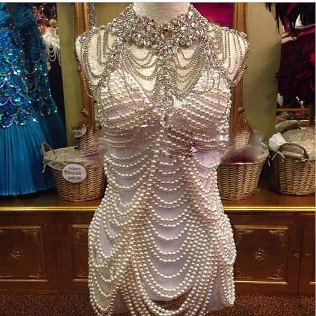 Pearl Chain Dress 2