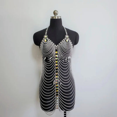 Luxury Girl Chain Dress