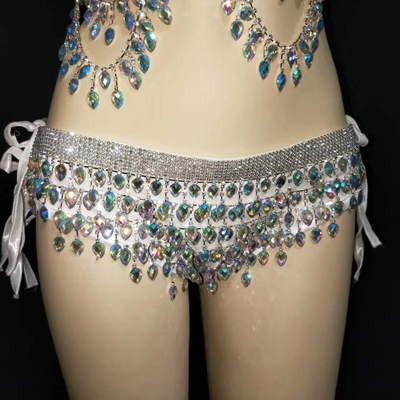 Custom Rhinestone Bra Set 2