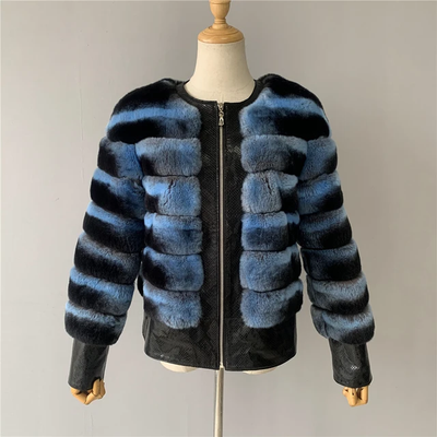 Rabbit Crop Fluffy Faux Jacket