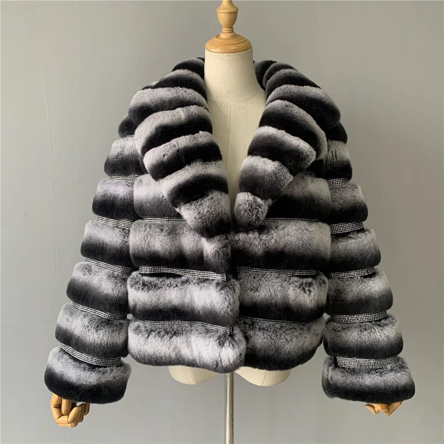 Chinchilla Crop Fluffy Faux Jacket (Ready to Ship)