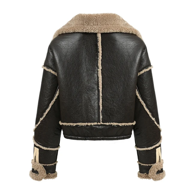 Shearling Crop Jacket