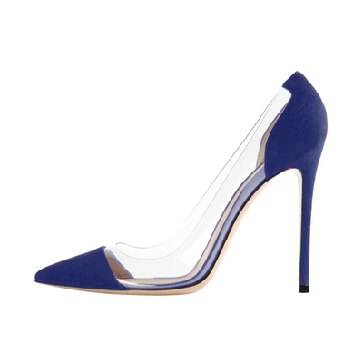 Two Tone Pumps Heel