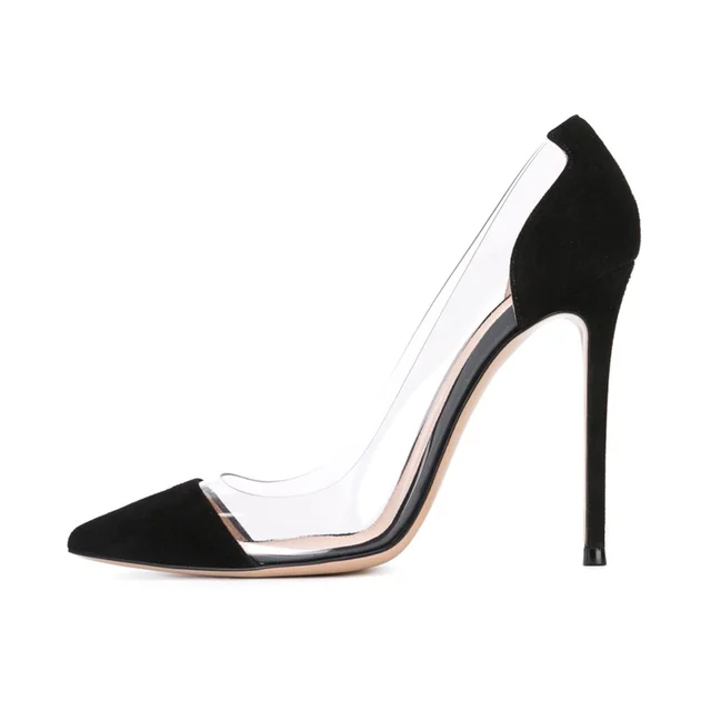 Two Tone Pumps Heel