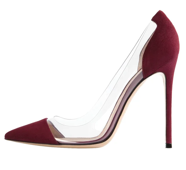 Two Tone Pumps Heel