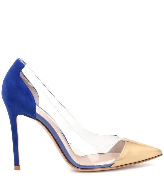 Two Tone Pumps Heel