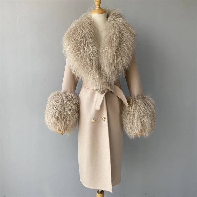 Trench Fur Collar Coat