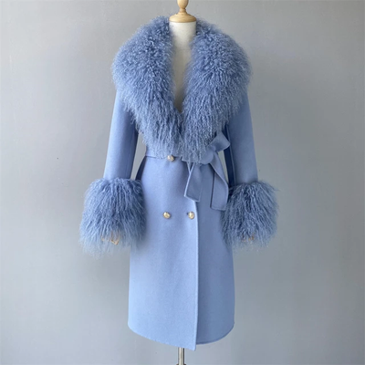 Trench Fur Collar Coat