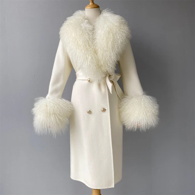 Trench Fur Collar Coat