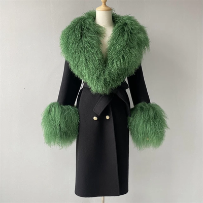 Trench Fur Collar Coat