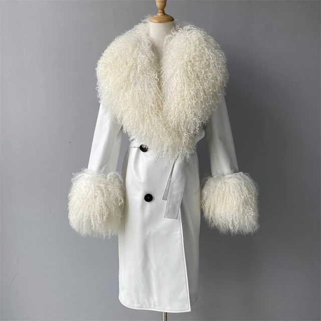 Trench Fur Collar Coat