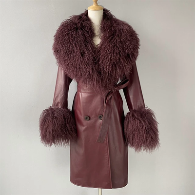 Trench Fur Collar Coat