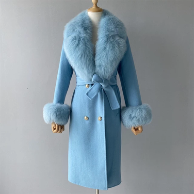 Trench Fur Collar Coat