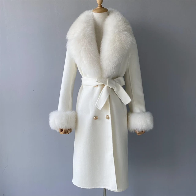 Trench Fur Collar Coat