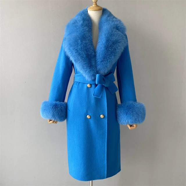 Trench Fur Collar Coat