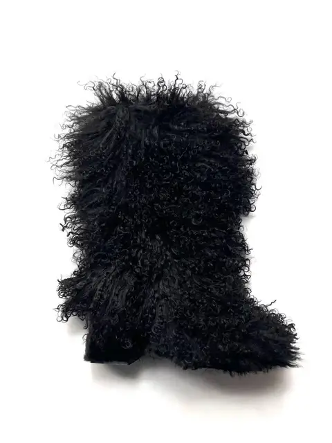 Lamb Mongolian Calf  Fur Winter Boots