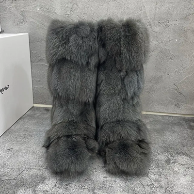 Ankle or Calf  Fur Winter Boots