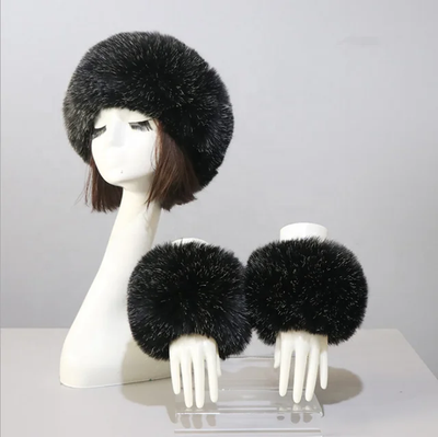 Faux Fur Accessories Set