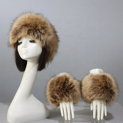 Faux Fur Accessories Set