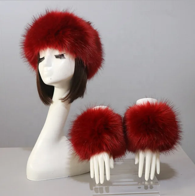 Faux Fur Accessories Set