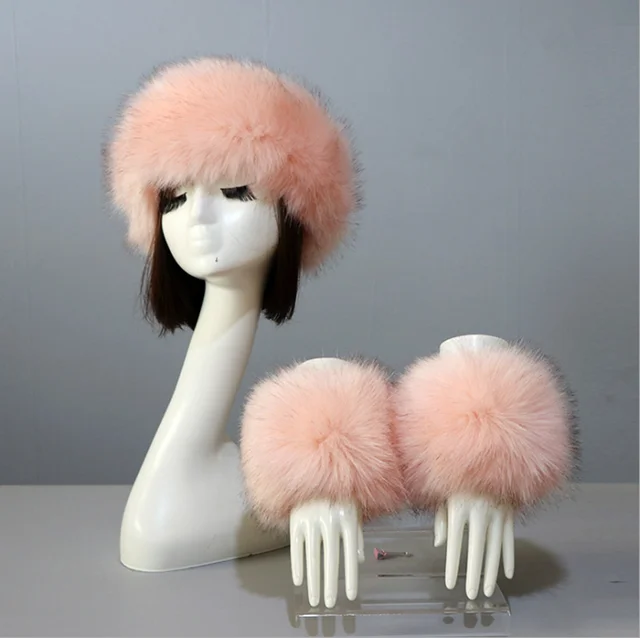 Faux Fur Accessories Set