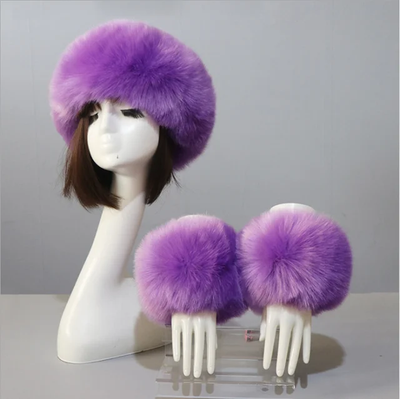 Faux Fur Accessories Set