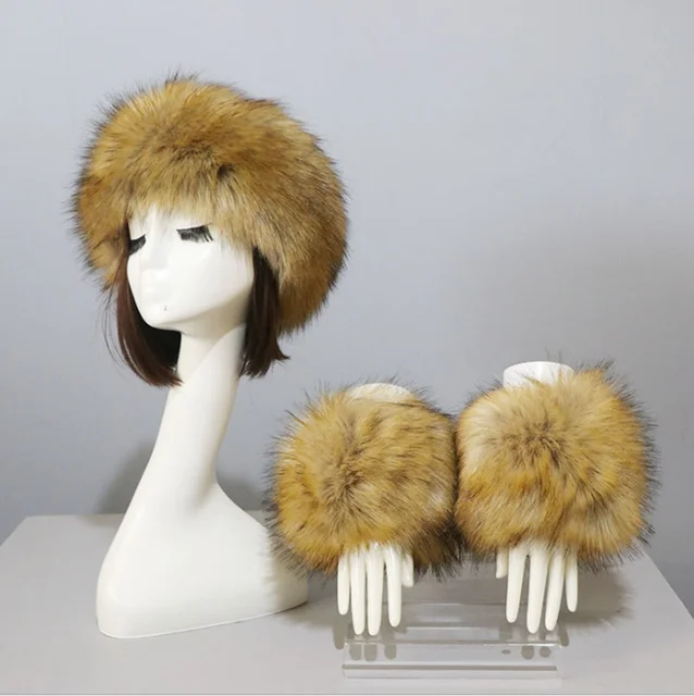 Faux Fur Accessories Set