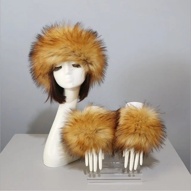 Faux Fur Accessories Set