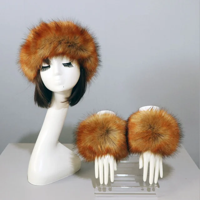 Faux Fur Accessories Set