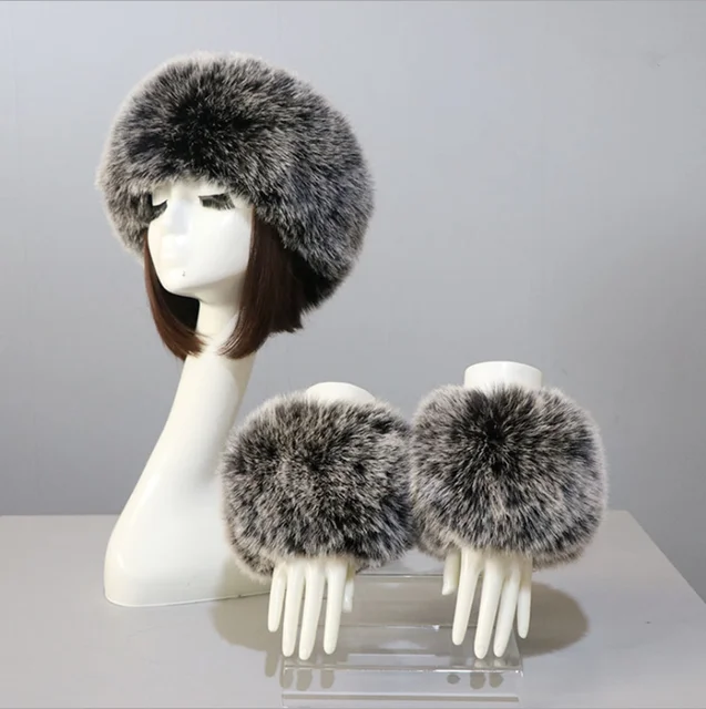 Faux Fur Accessories Set