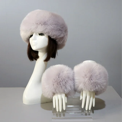 Faux Fur Accessories Set