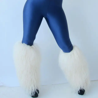 Mongolian Fur Leg Warmers