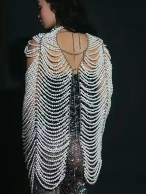 Multi Wear Pearl Chain Dress 2