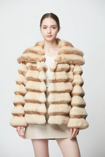 Chinchilla Faux Fluffy Waist Jacket