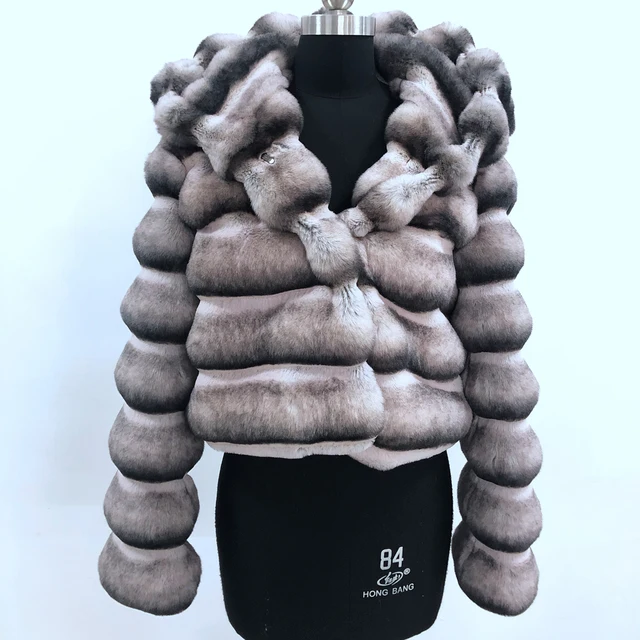 Chinchilla Crop Fluffy Faux Jacket (Ready to Ship)