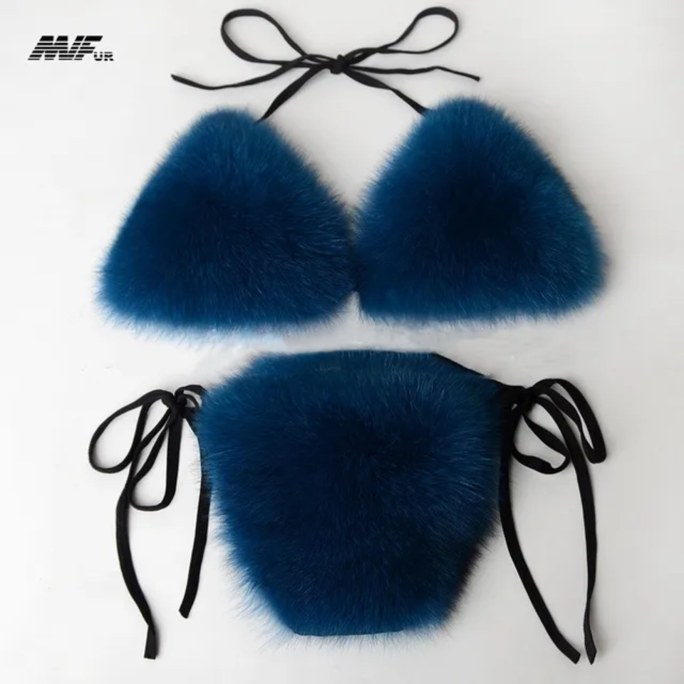 Multi Wear Fur Bikini (Ready to Ship)