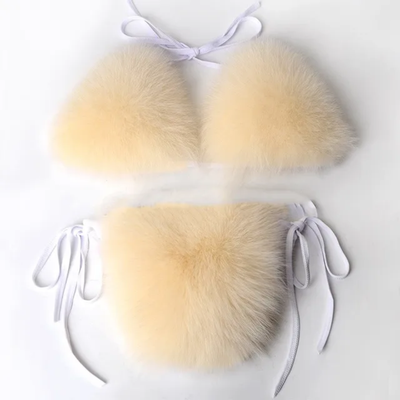 Multi Wear Fur Bikini (Ready to Ship)