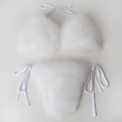 Multi Wear Fur Bikini (Ready to Ship)